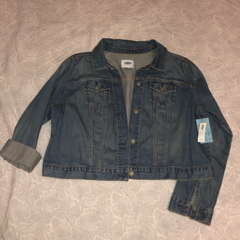 Old Navy Jean Crop Jean Jacket